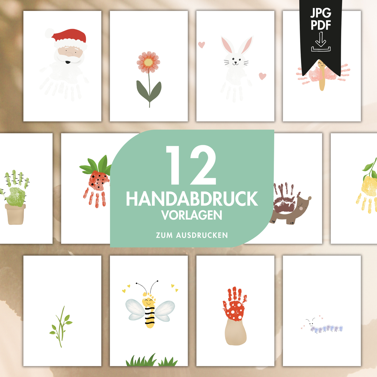 pama&me Handabdruck-Vorlagen - download