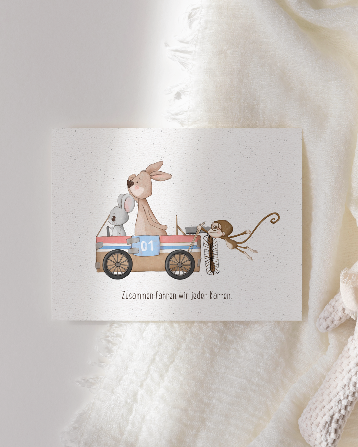 pama&me Postkarte Seifenkisten-Freunde