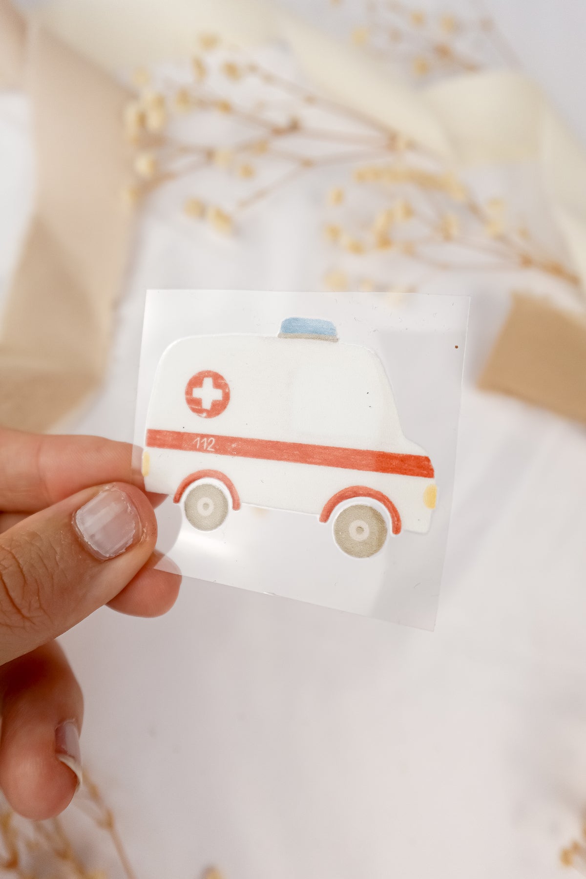 pama&me Rub-On-Sticker Krankenwagen