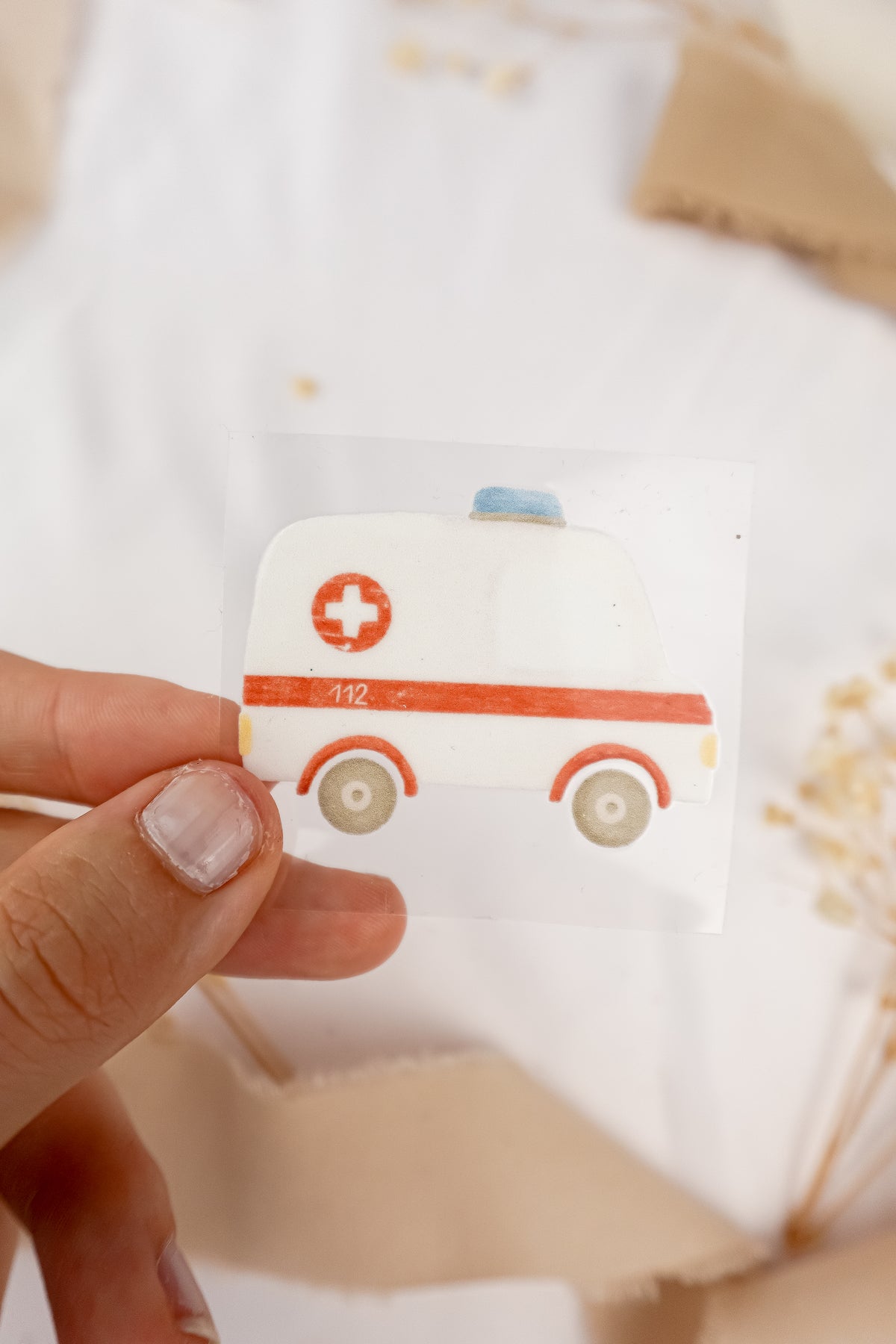 pama&me Rub-On-Sticker Krankenwagen