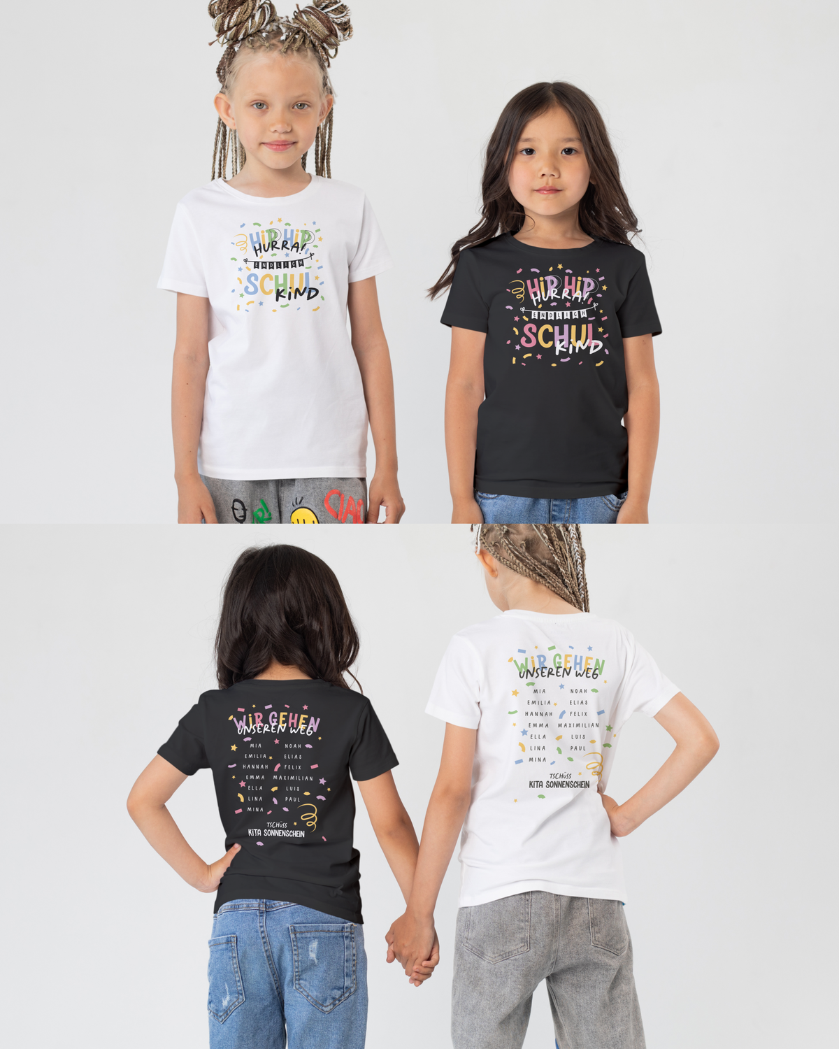 pama&amp;me Kita-Abschied: Gruppenshirt - personalisiert, download