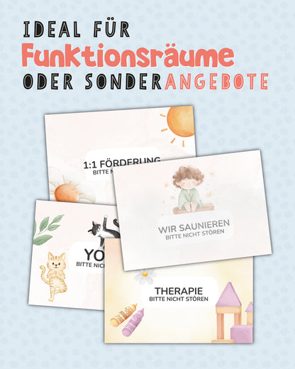 70+ Türschilder Kita & Co.