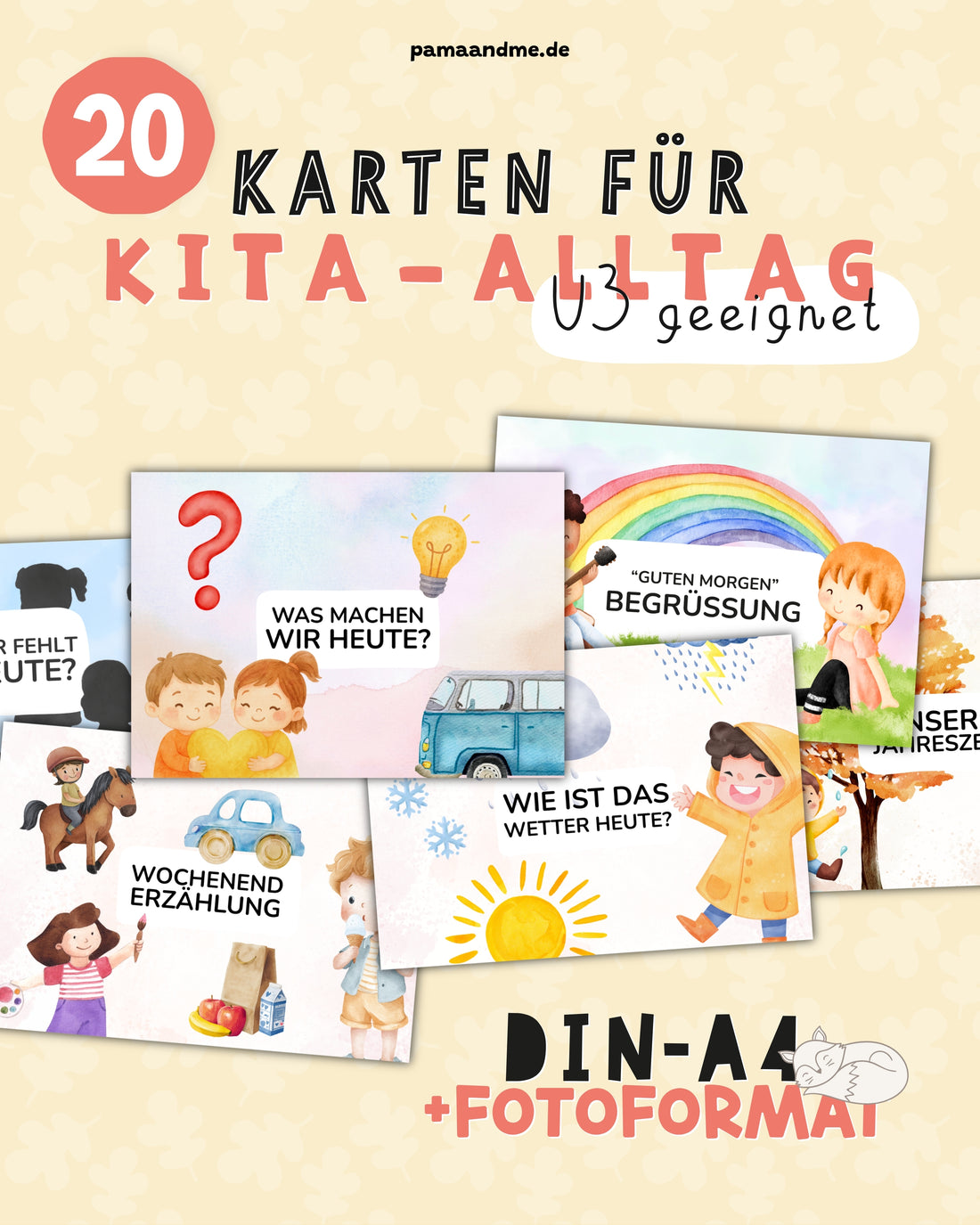 pama&amp;me 20 Alltagskarten - Kita &amp; Co. - Ü3