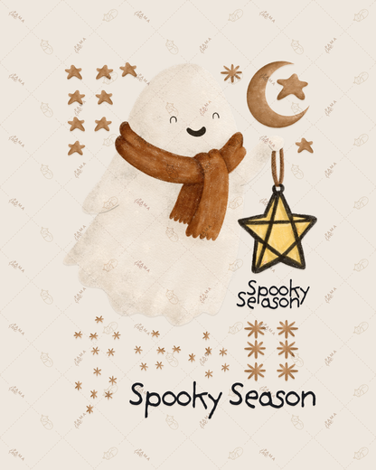 pama&amp;me Bügelbild "Spooky Season" A6