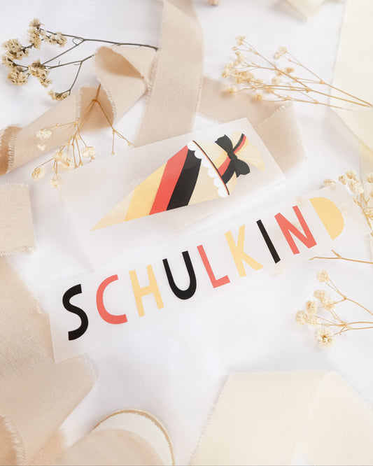 Bügelbild Schulkind