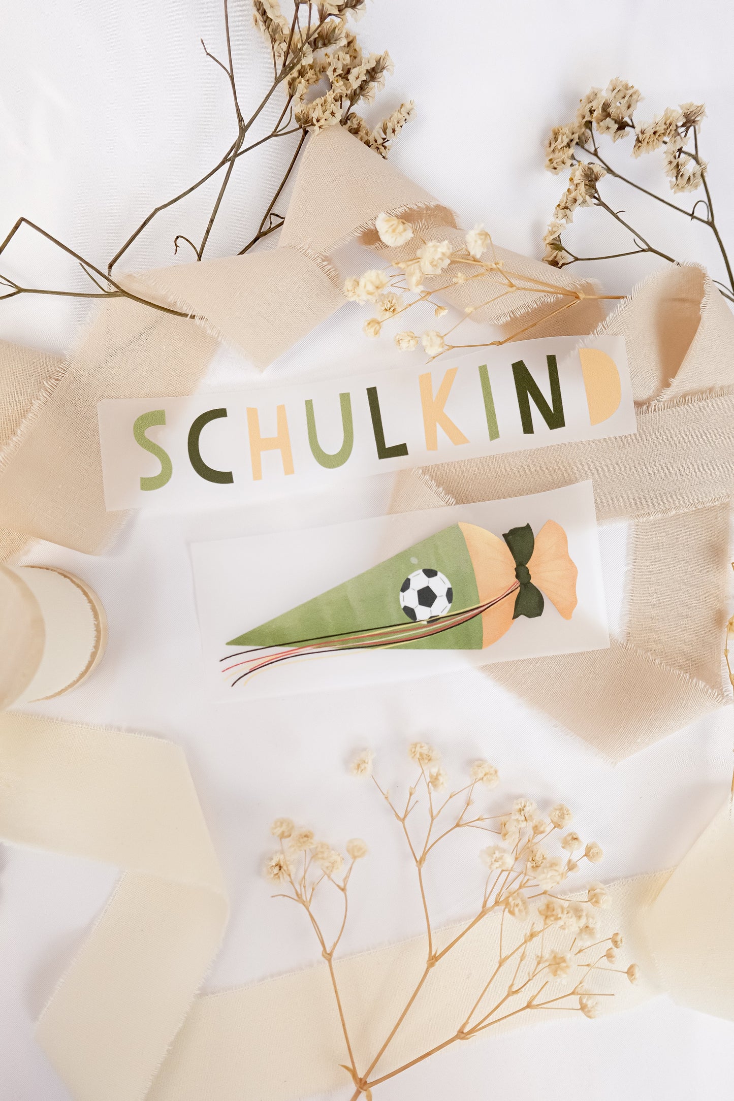 Bügelbild Schulkind