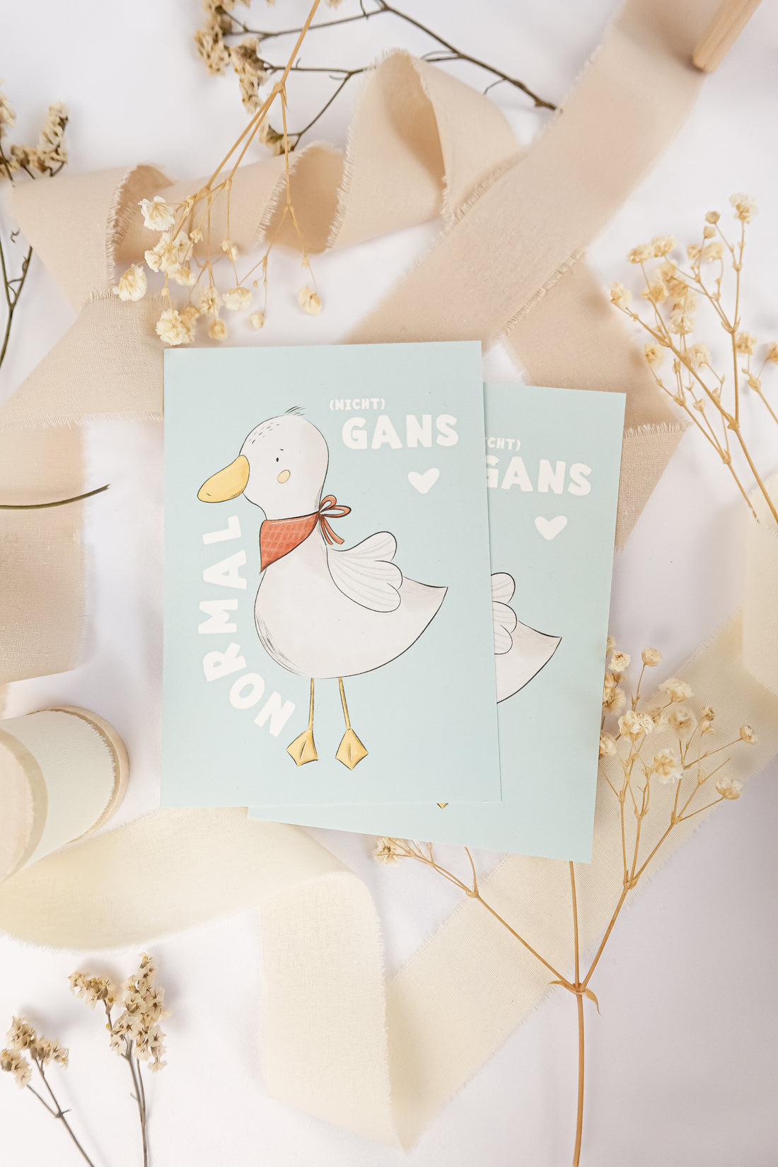 pama&amp;me Postkarte nicht Gans normal