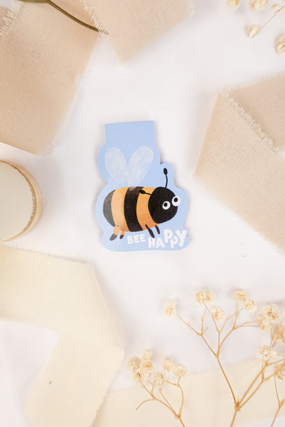 pama&amp;me Magnetisches Lesezeichen Bee Happy