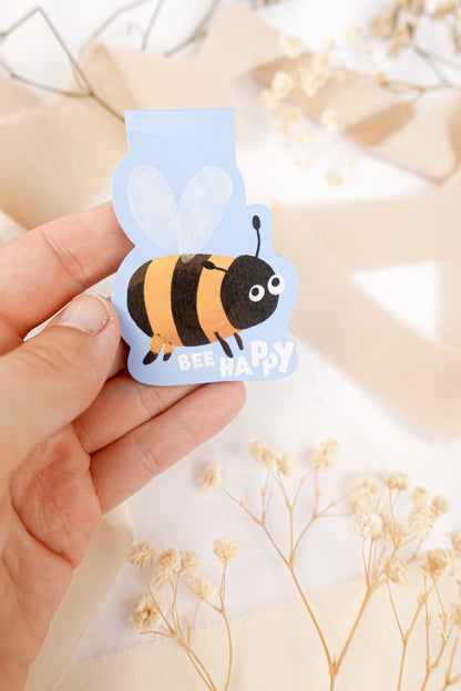 pama&amp;me Magnetisches Lesezeichen Bee Happy