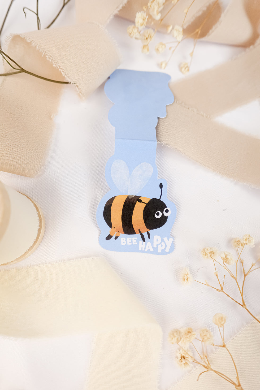 pama&amp;me Magnetisches Lesezeichen Bee Happy