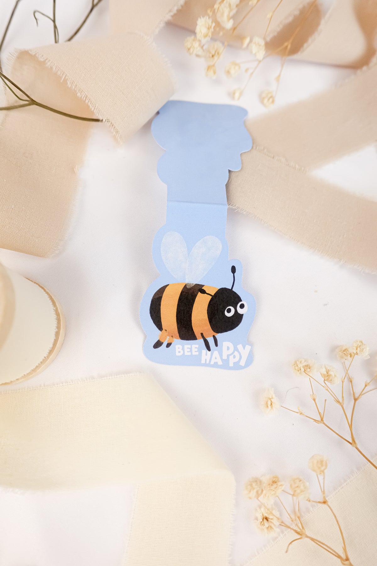 pama&amp;me Magnetisches Lesezeichen Bee Happy