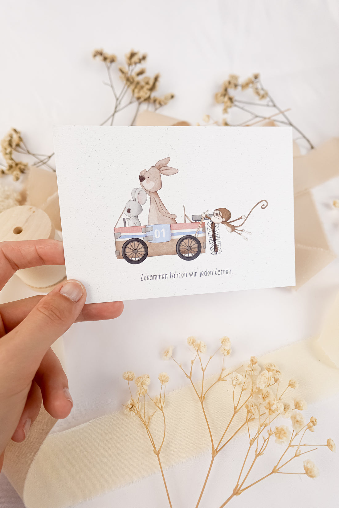 pama&amp;me Postkarte Seifenkisten-Freunde