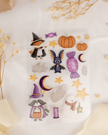 pama&amp;me Rub-On-Sticker Halloween Set