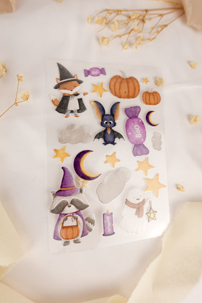 pama&amp;me Rub-On-Sticker Halloween Set