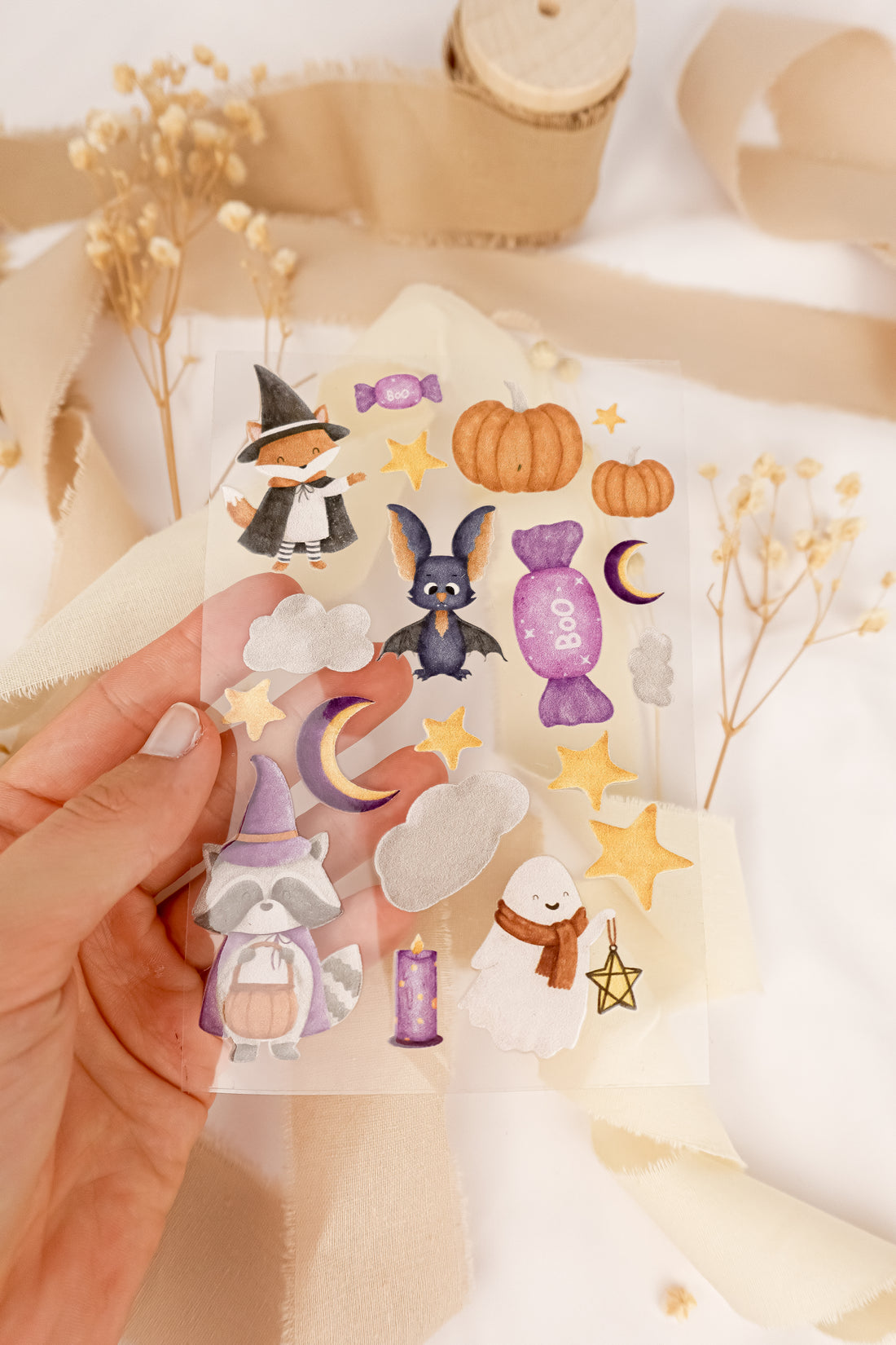 pama&amp;me Rub-On-Sticker Halloween Set