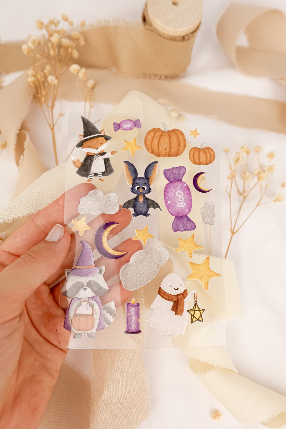 pama&amp;me Rub-On-Sticker Halloween Set