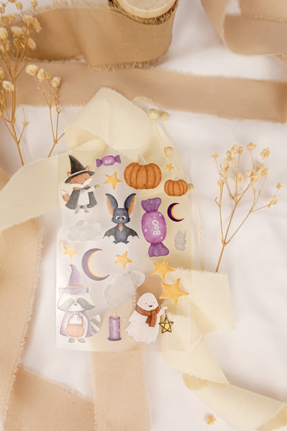 pama&amp;me Rub-On-Sticker Halloween Set