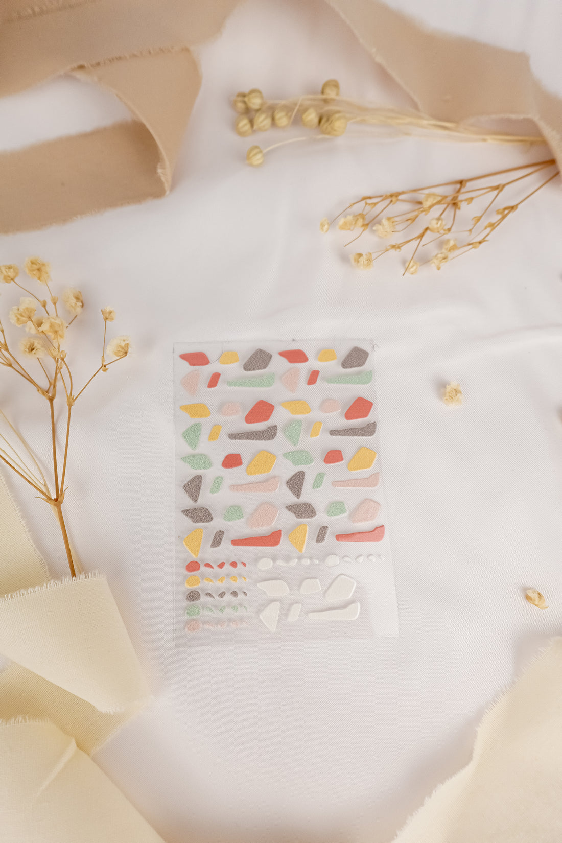 pama&amp;me Rub-On-Sticker Terrazzo Muster