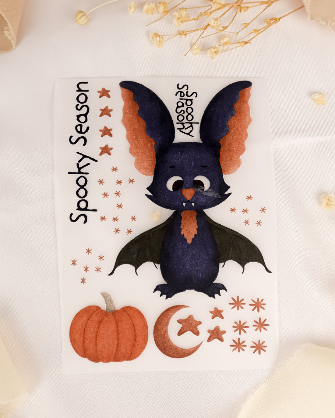 pama&amp;me Bügelbild "Spooky Season" A6