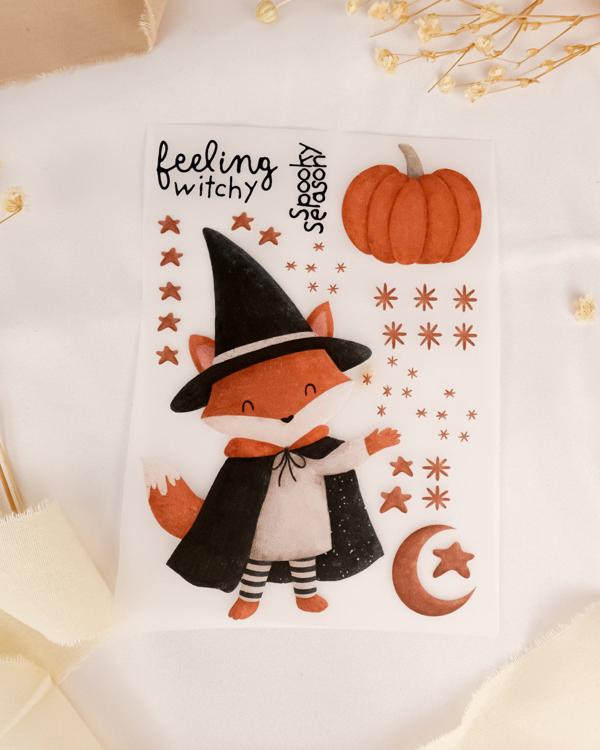 pama&amp;me Bügelbild "feeling witchy" A6