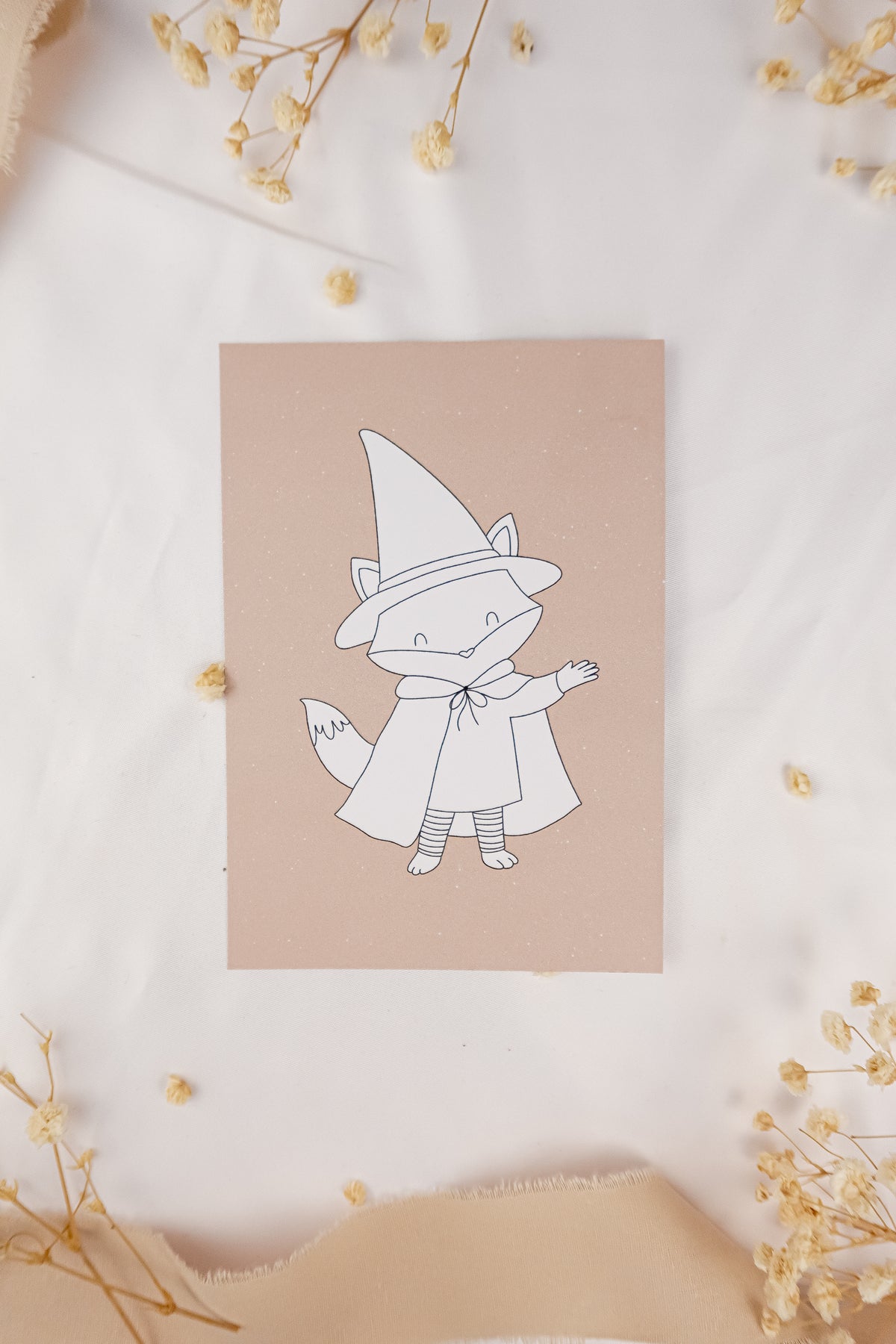 pama&amp;me Rub-On-Sticker Halloween-Fuchs klein