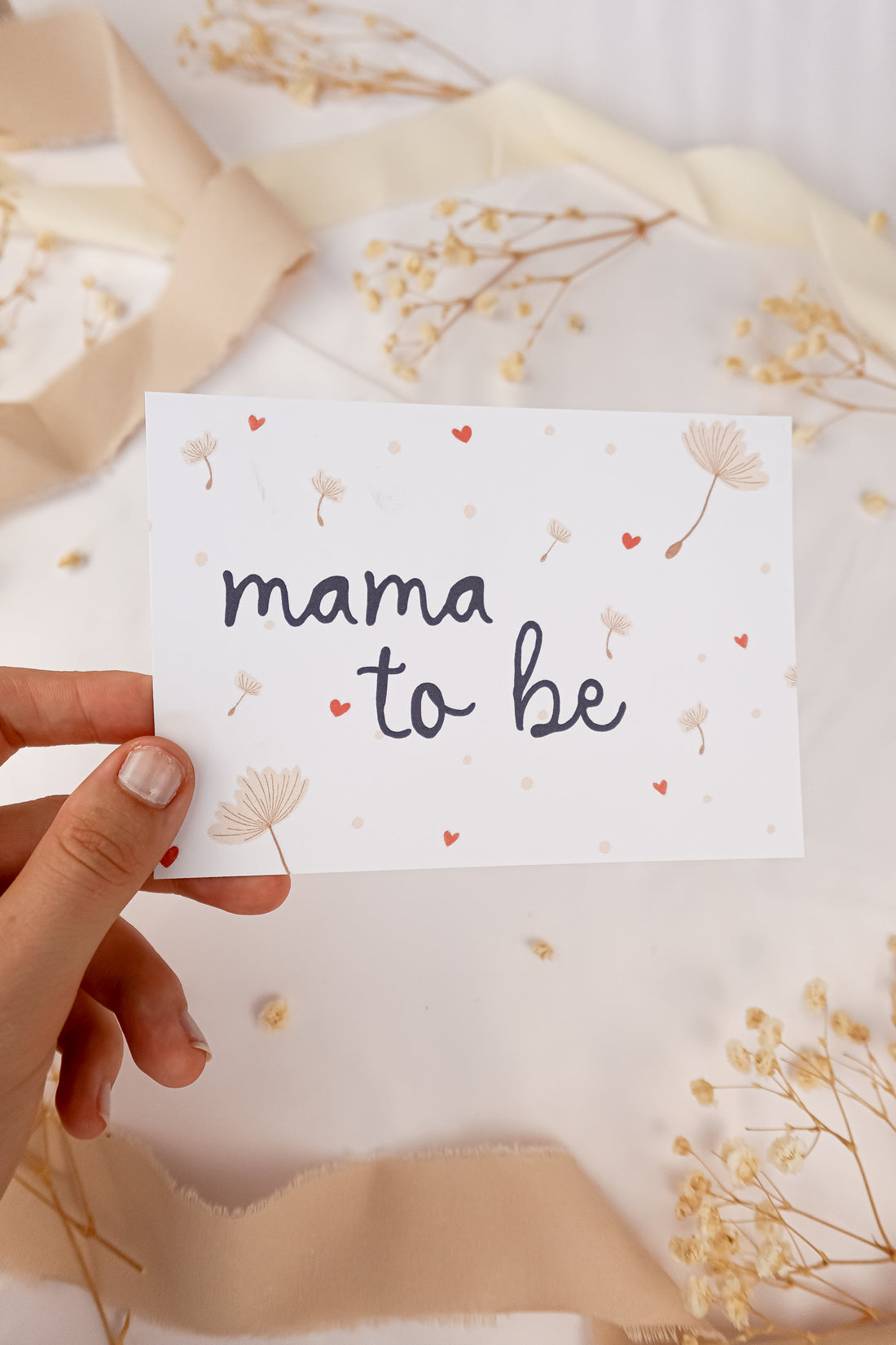 pama&amp;me Postkarte mama to be