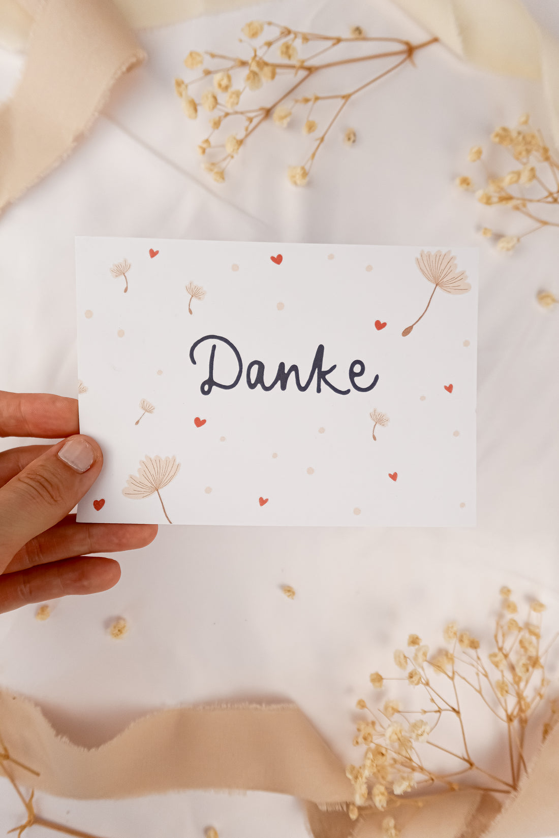 pama&amp;me Postkarte Danke