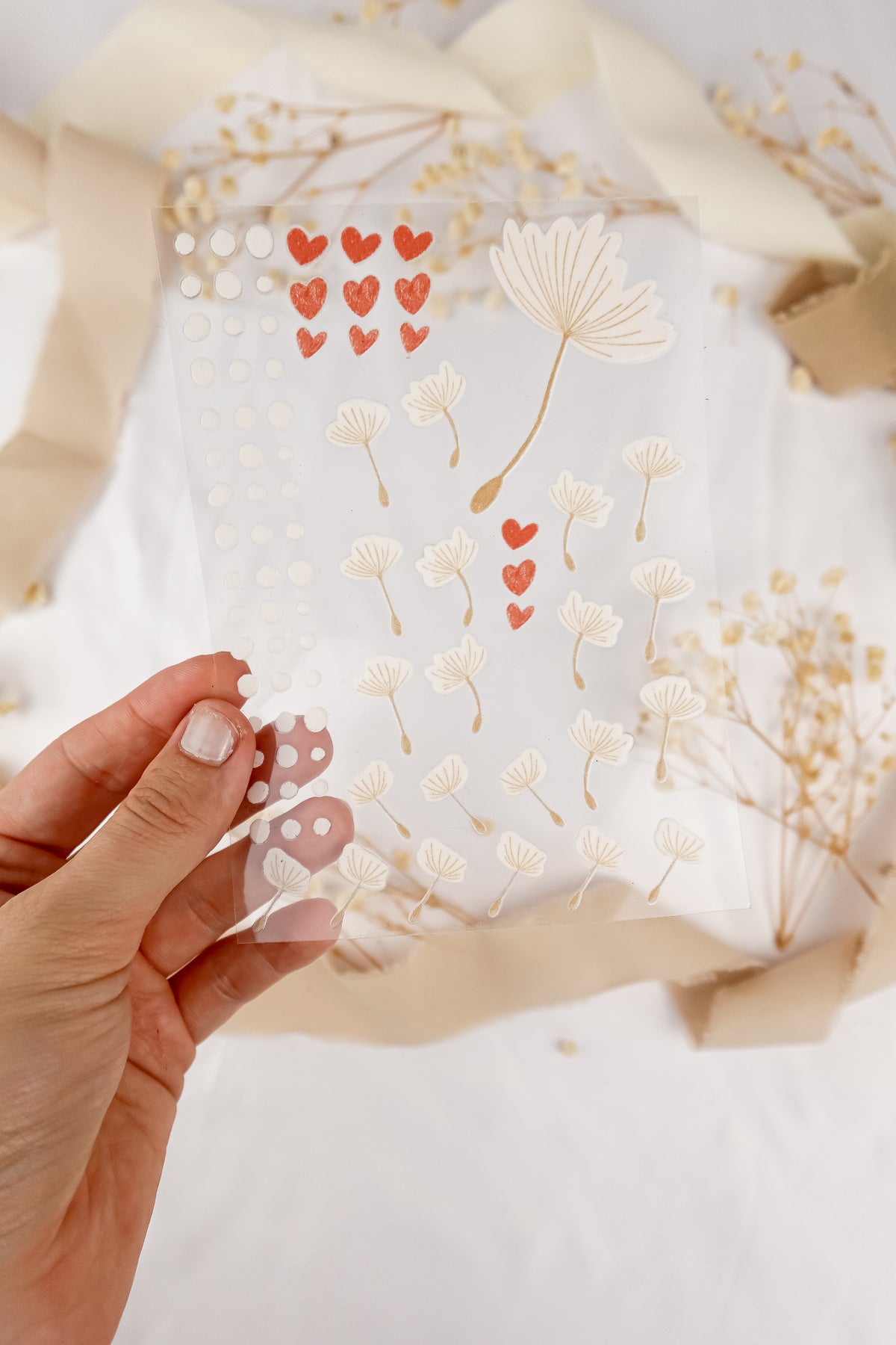 pama&amp;me Rub-On-Sticker Pusteblumen