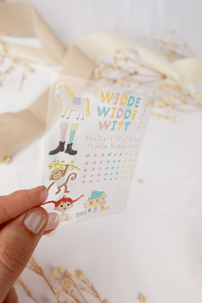 pama&amp;me Rub-On-Sticker Kunterbunt MINI