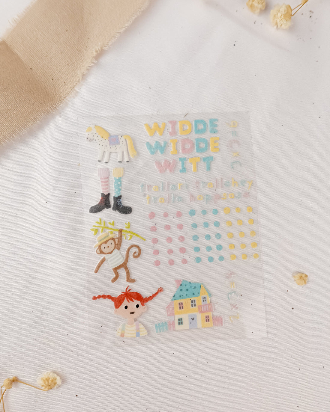 pama&amp;me Rub-On-Sticker Kunterbunt MINI