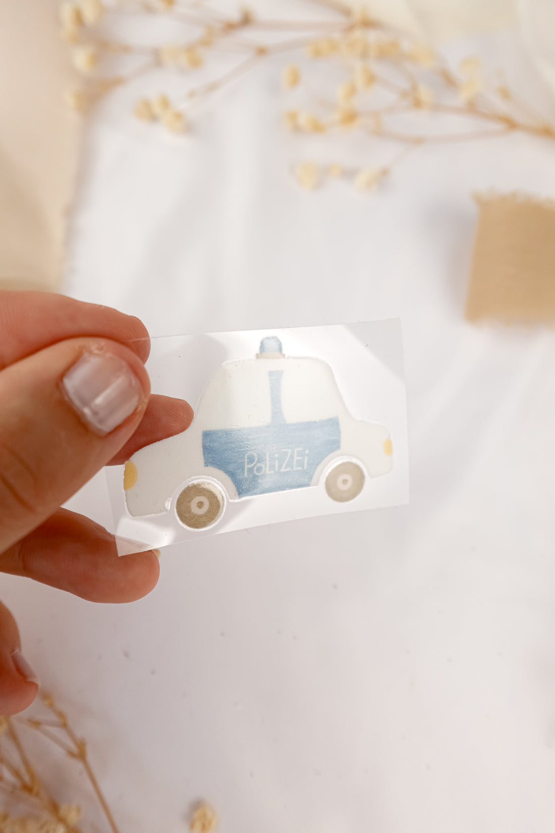 pama&amp;me Rub-On-Sticker Polizeiauto