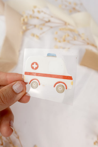 pama&amp;me Rub-On-Sticker Krankenwagen